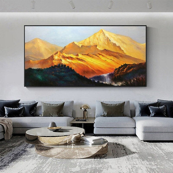Montagnes d‘Or Painting